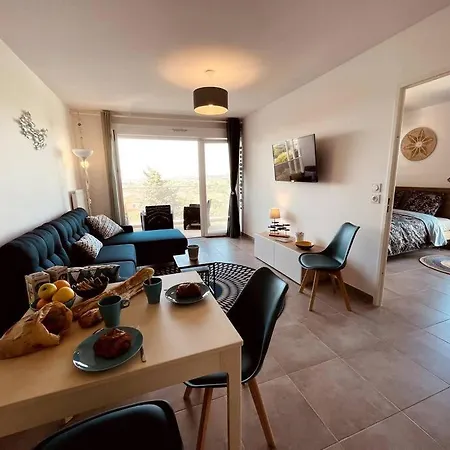 Ravissant T2 Avec Vue Magique Sur L'etang De Thau Apartmán *